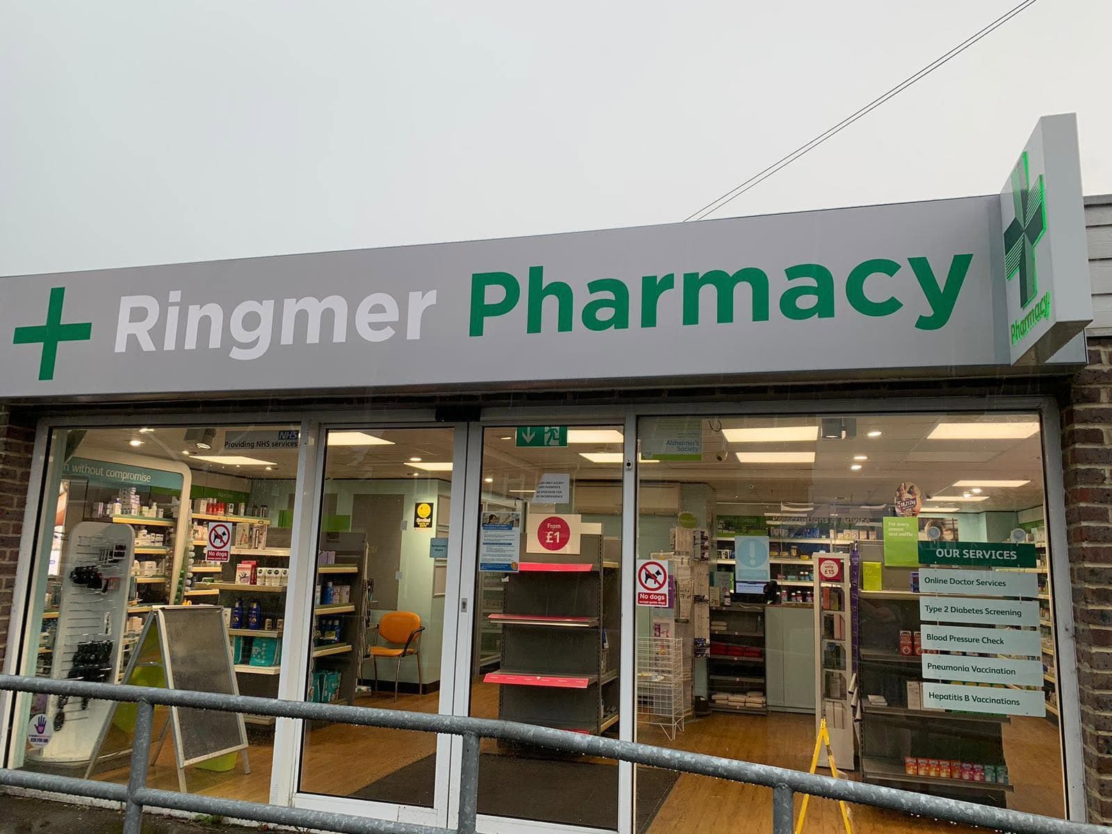 Ringmer Pharmacy storefront